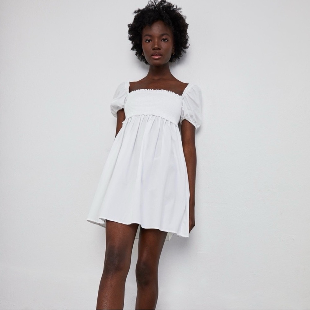 Aritzia Sunday Best Hadley Dress - White Small‎